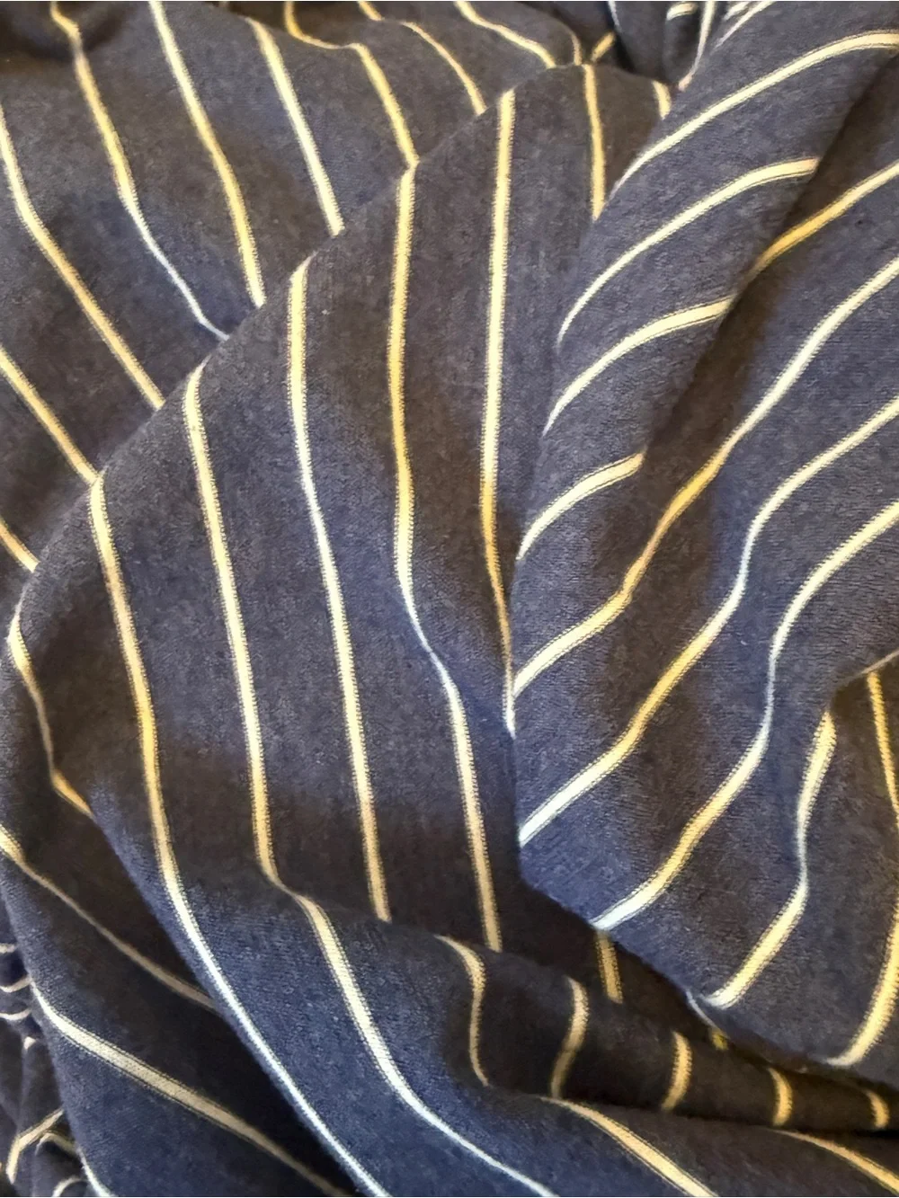 Striped Navy Blue Duvet Cover Set - Classic Bedding